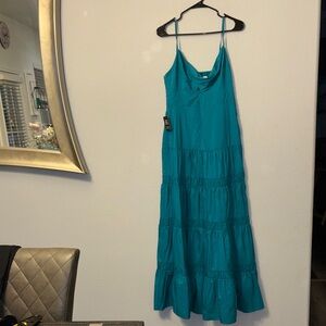 Express Vibrant Blue Maxi Dress